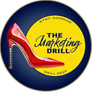 The logo for the Marketing Drill, a Marketing Coaching & Business Growth-Centric company.